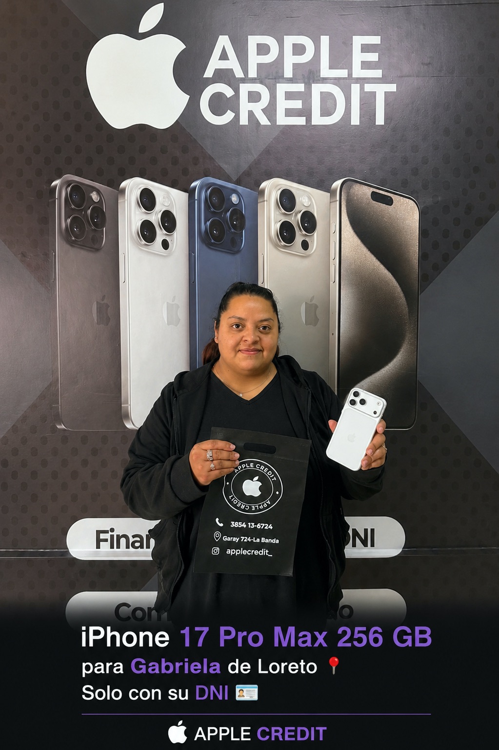 Cliente de Apple Credit: Gabriela